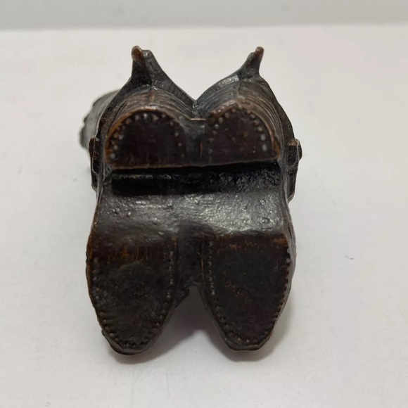 VTG Horse Saddle Salt & Pepper Shakers Cowboy Boots Toothpick Holder Metal Japan - Picture 11 of 12